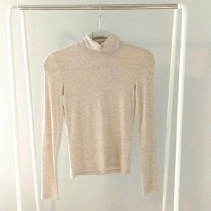 Wilfred oatmeal cropped turtleneck